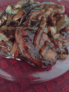 Una foto de Solomillo de cerdo con salsa teriyaki