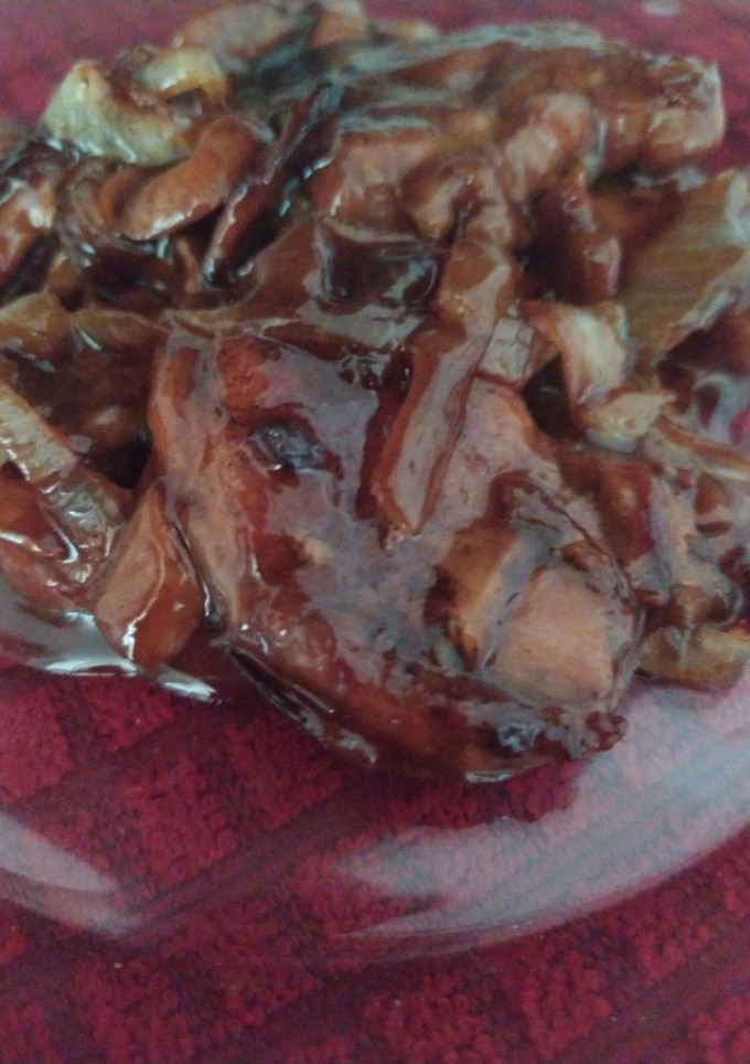 Una foto de Solomillo de cerdo con salsa teriyaki
