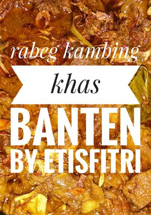 Foto resep Rabeg kambing khas Banten