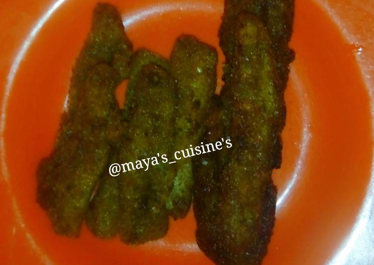 Crispy egg fingers