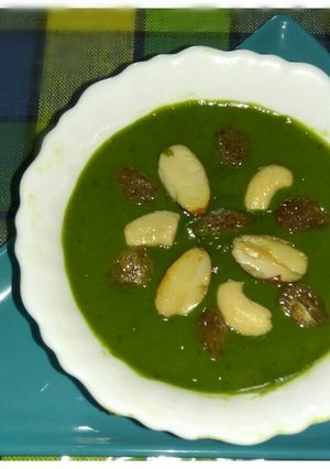 A picture of Palak kheer.