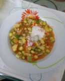 Calabacitas con jitomate y cebolla