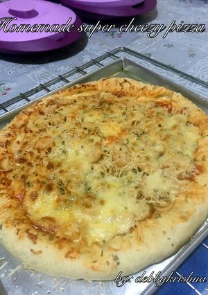 Foto resep Super cheezy pizza