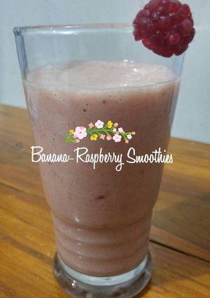 Foto resep Banana-Raspberry Smoothies