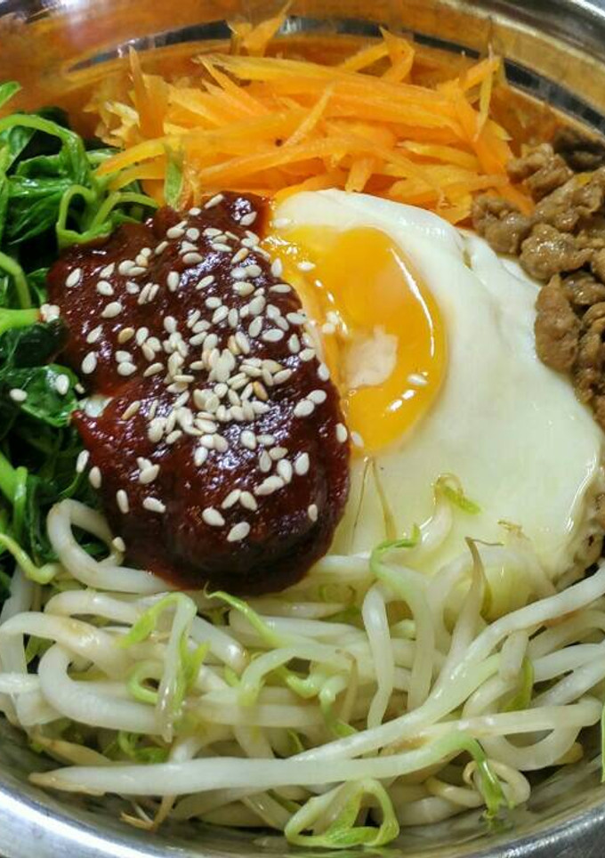 Foto resep Bibimbap lezat