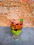 Avocado shake chocolatos with palm sugar