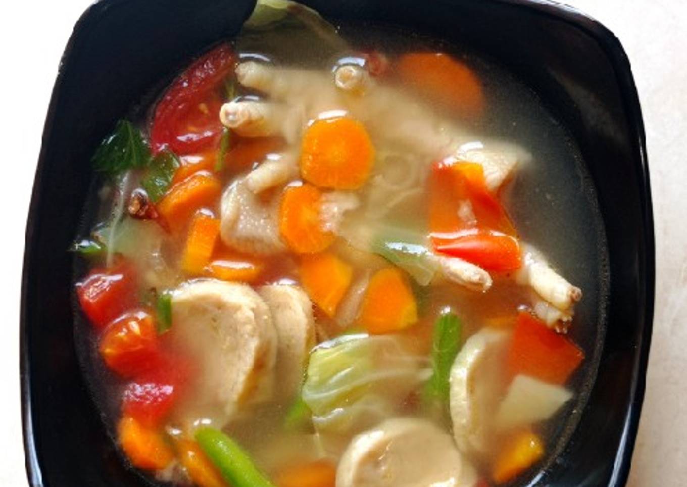 Sayur Sop Ceker Ayam & Bakso Favorit