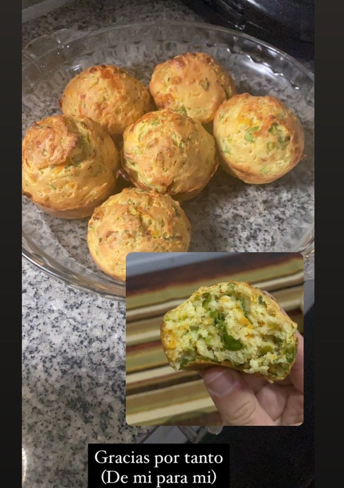 Una foto de Buñuelos de lechuga, calabacín y zanahoria al horno