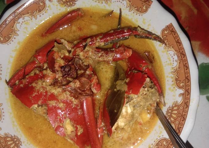 Cara termudah buat Kepiting bakau masak santan  enak