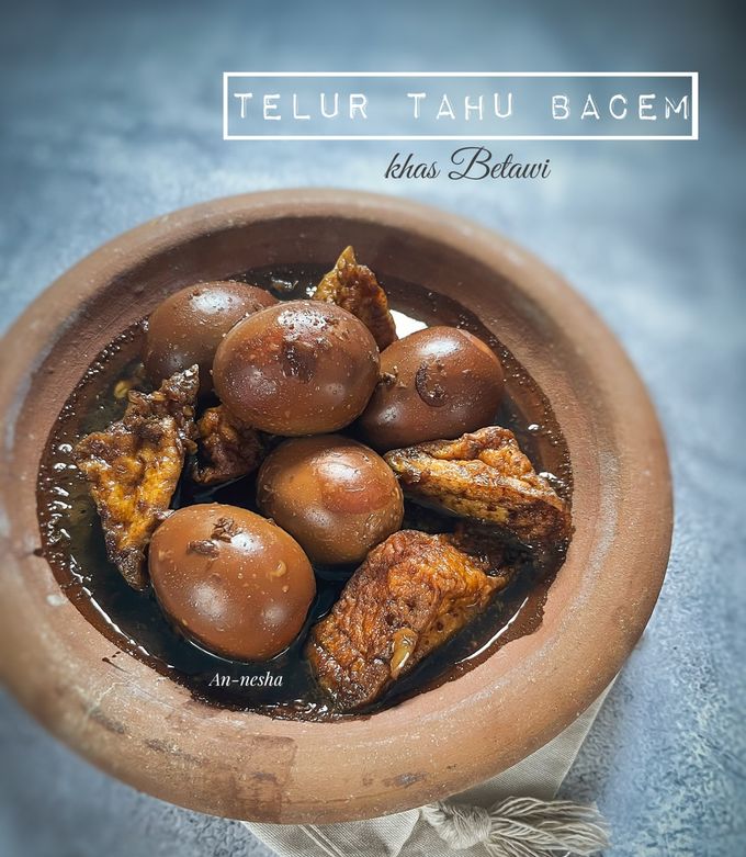 Foto resep Telur Tahu Bacem Khas Betawi