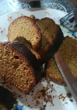 Una foto de Budín de naranja con harina integral