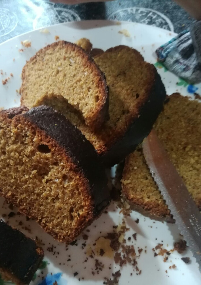 Una foto de Budín de naranja con harina integral