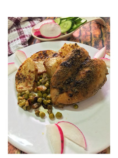 صورة لوصفة دجاج بالليمون والكزبره