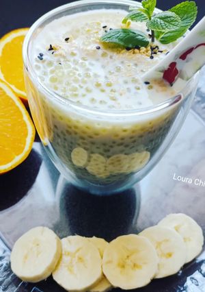 Une photo de Des perles de TAPIOCA au lait de coco