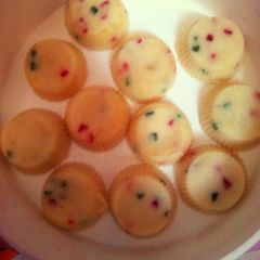 A picture of Tutti fruity muffins.