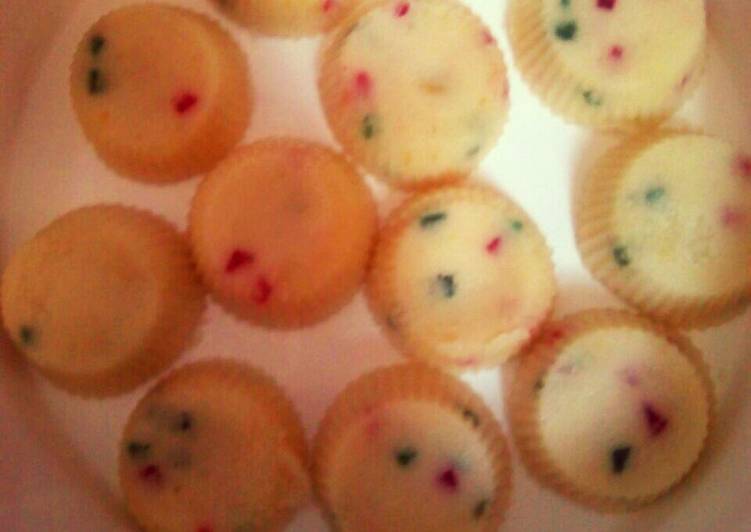 Steps to Make Quick Tutti fruity muffins
