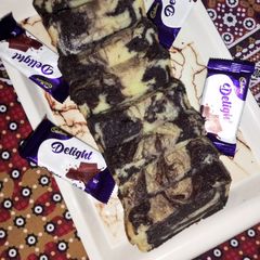 A picture of Marble tea cake.