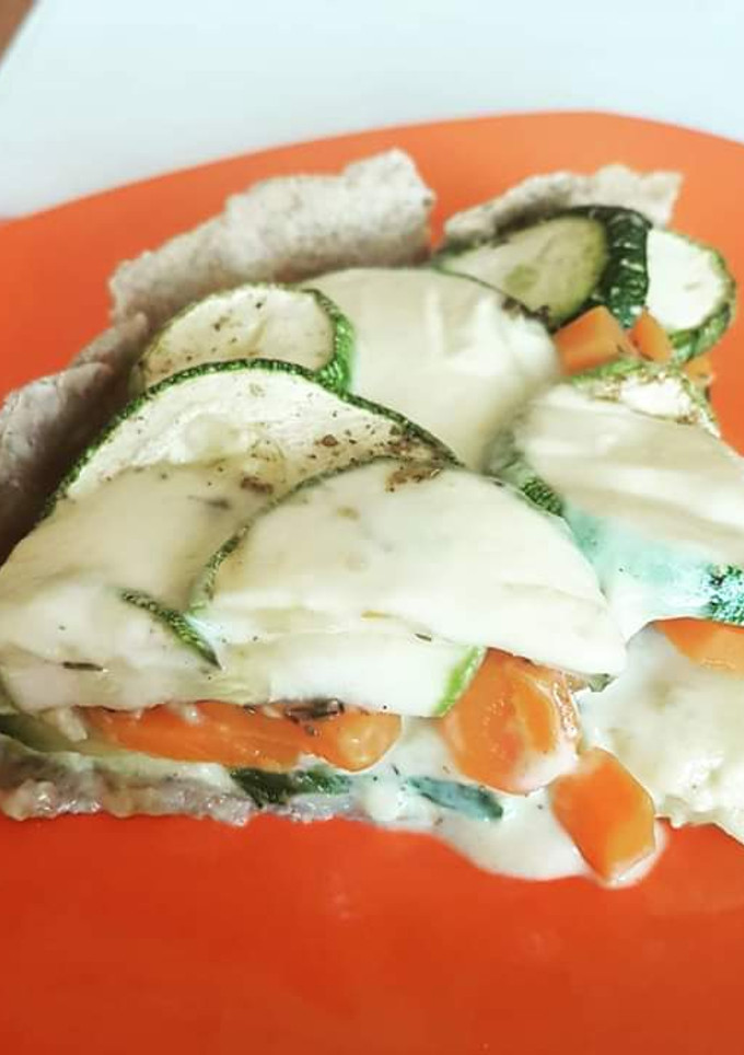 Una foto de Tarta de zucchinis y zanahoria