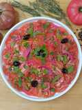 🍅 Carpaccio de tomates au pesto