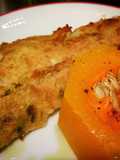 Milanga de corvina y zapallo con canela