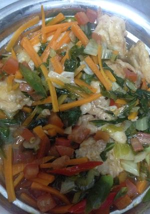 Foto resep Ayam Goreng Tepung Siram Pedas Manis