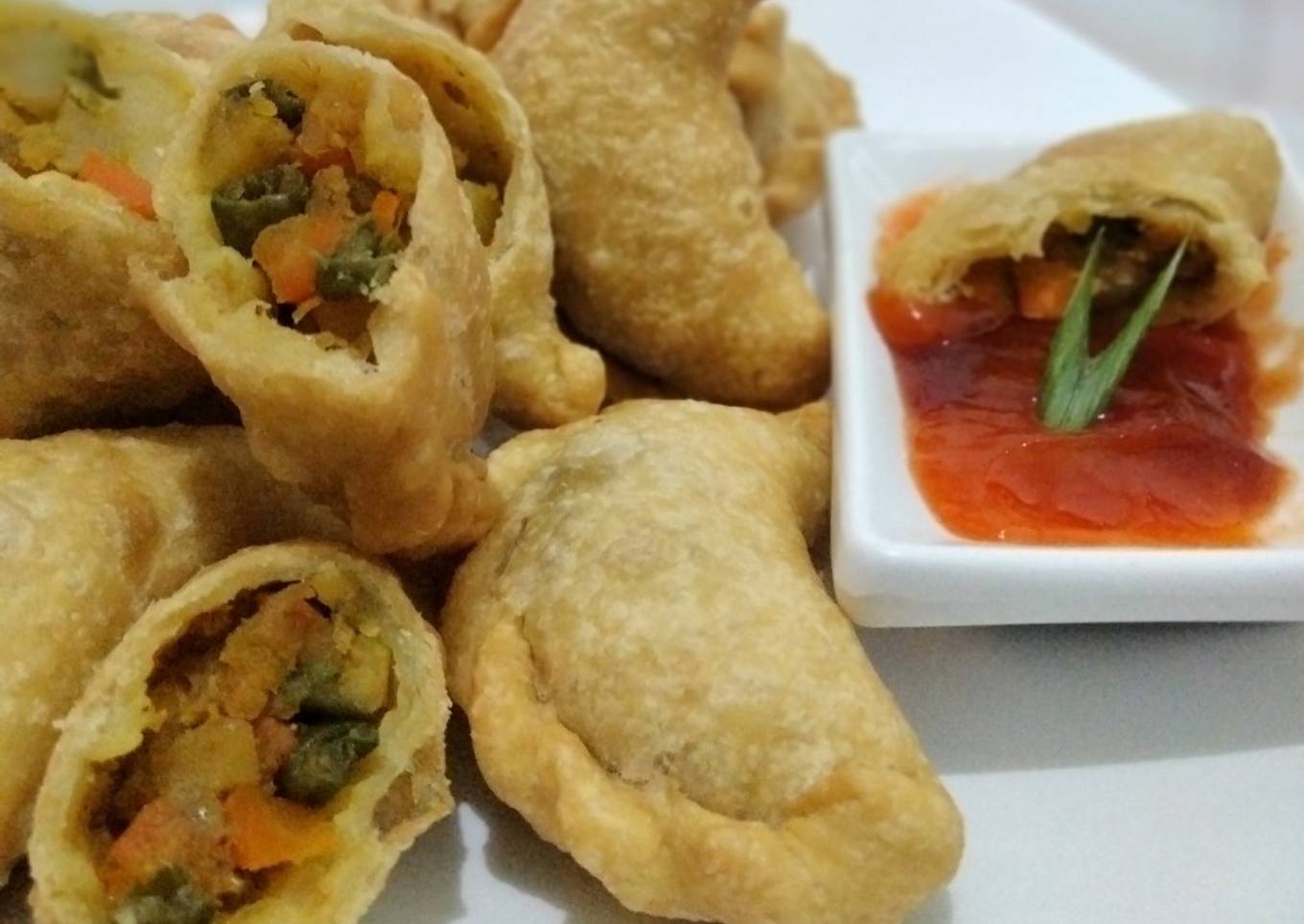 Pastel Udang dan Sayuran