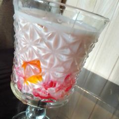 A picture of Colorful cold Milk 🍸🍸🍸.