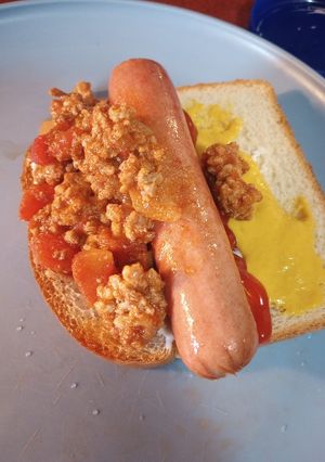 A picture of Meat Sauce for Hotdogs and Nachos.