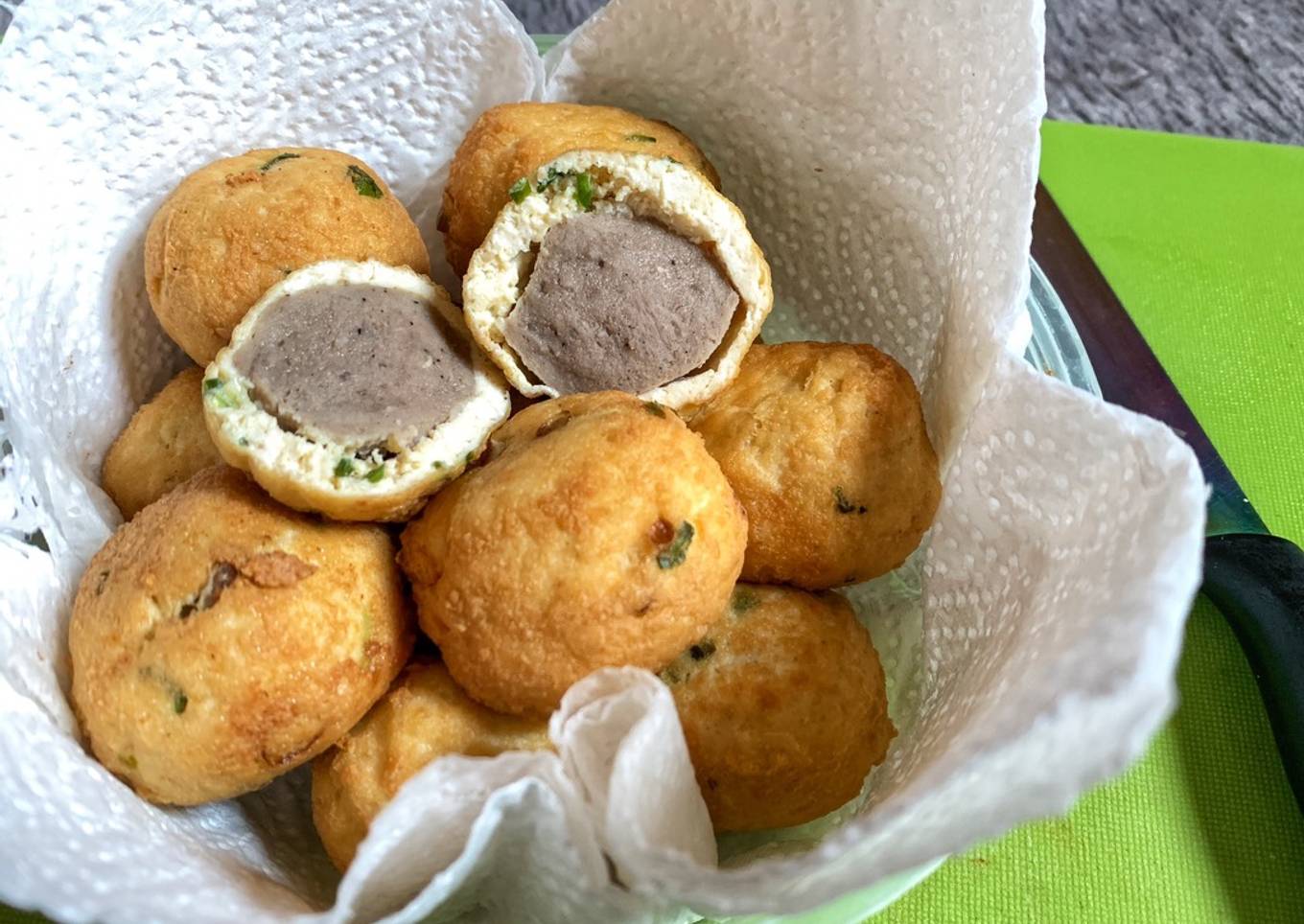 Tahu Bakso Bulat (3 Bahan)