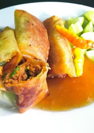 Foto resep Lumpia Semarang (Rebung, Ayam & Telur)