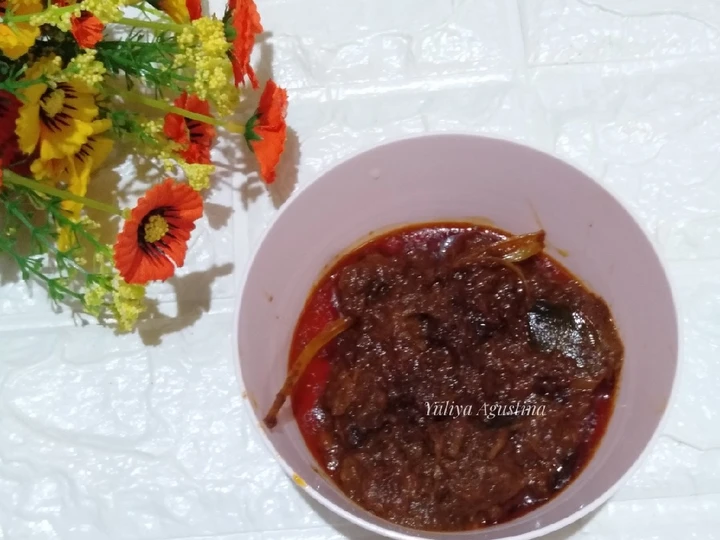 Cara Gampang Menyiapkan Resep Rendang daging sapi bumbu tumis yang Enak Banget Anti Ribet, Mantap Sekali