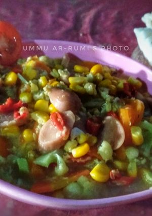 Foto resep Sayur campur sehat ceria