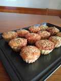 Muffins salati salmone e aneto