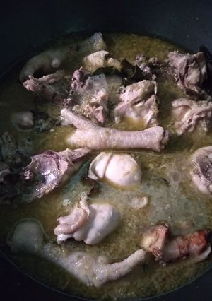 Foto resep Gulai ayam cabai hijau minang