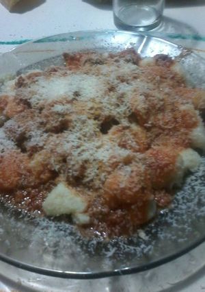 Una foto de Ñoquis de queso y papa
