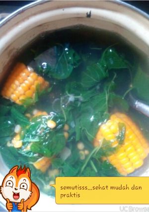 Foto resep Sayur Bayam Jagung Manis