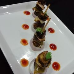 A picture of Brinjal tikka.