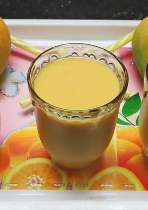 A picture of Mango Milk Shake.