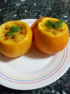 Una foto de Naranjas rellenas