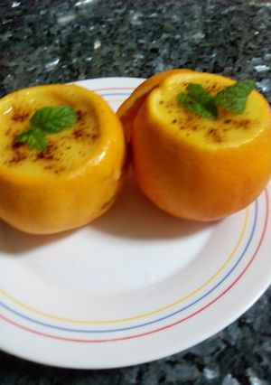 Una foto de Naranjas rellenas