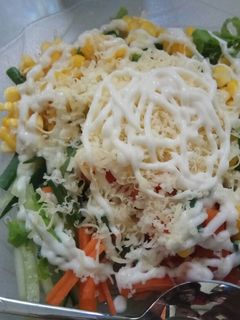 Foto resep Salad sayur simple