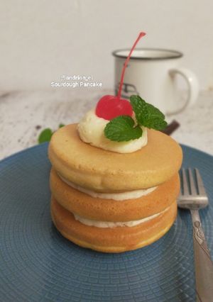 Foto resep Sourdough Pancake (Unfeed Starter/Discard)
