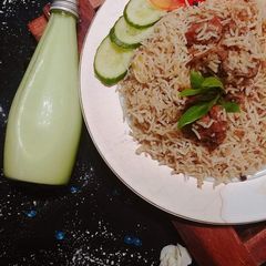 A picture of Beef pulao #eidkpakwan.