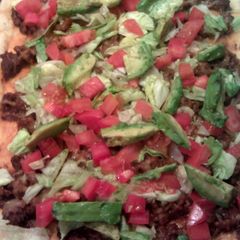 A picture of Taco Pizza.