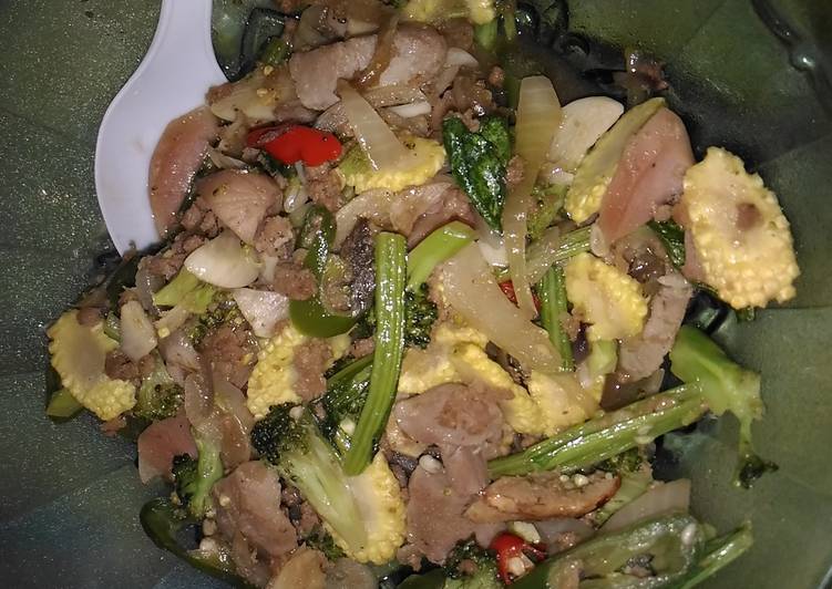 Panduan Mudah Mempersiapkan Tumis baby corn mix daging Panduan Mudah Mempersiapkan Tumis baby corn mix daging