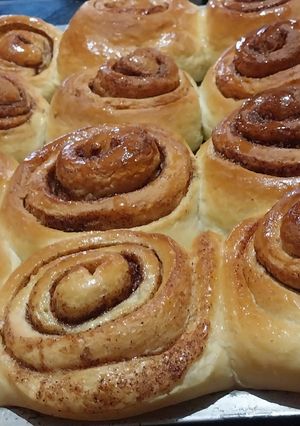 Una foto de Rolls de canela