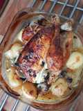 Roast Chicken with Onions and Potatoes