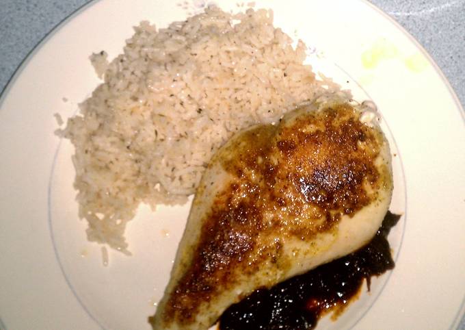 Sauteed Chicken Breasts with Curry and Sweet Chili Chutney