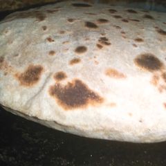 A picture of Whole wheat Roti, chapati.