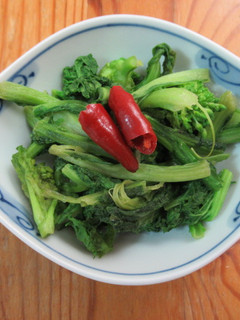 蝦醬油菜花(nabana) 的食譜成品照片